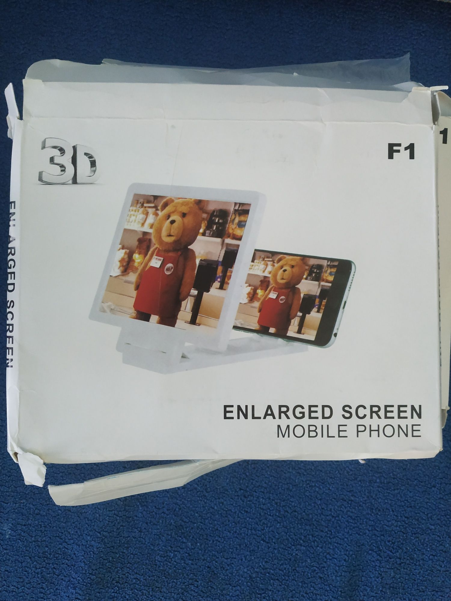 3D  рамка для телефона Enlarged screen mobile phone