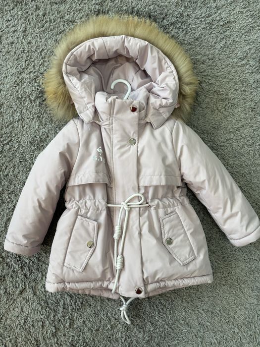 Парка-куртка зимова для дівчинки