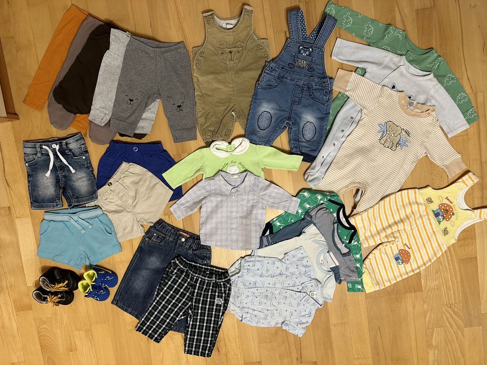 Одежда и обувь детская 62-74 пакет