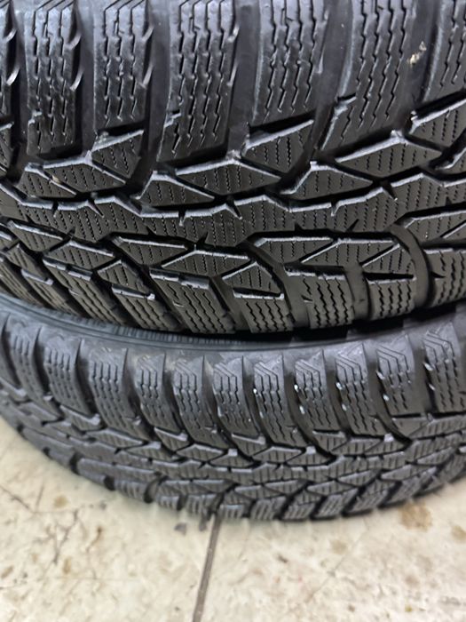 Opony 195/65/15 fulda i nokian 7 mm zimowe 4 sztuki