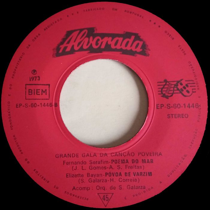 Póvoa de Varzim	- - - - -	Grande Gala da Canção Poveira - 1	- - - -EP