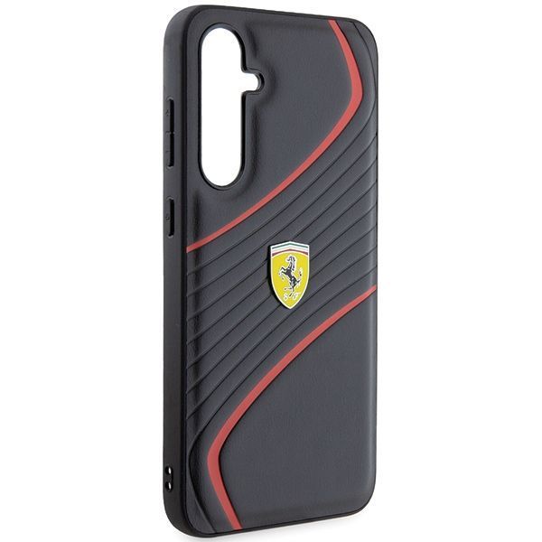 Etui Ochronne Ferrari Twist Metal Logo dla Samsunga Galaxy S23 FE