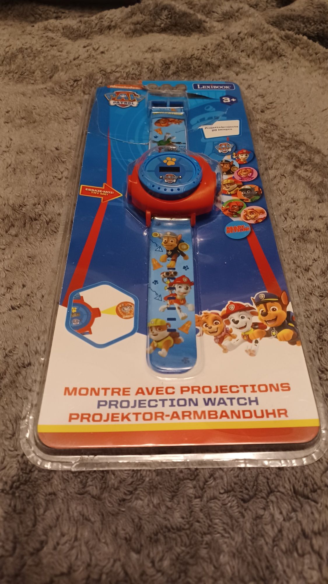 Zegarek dla dzieci z projektorem Psi Patrol - Paw Patrol