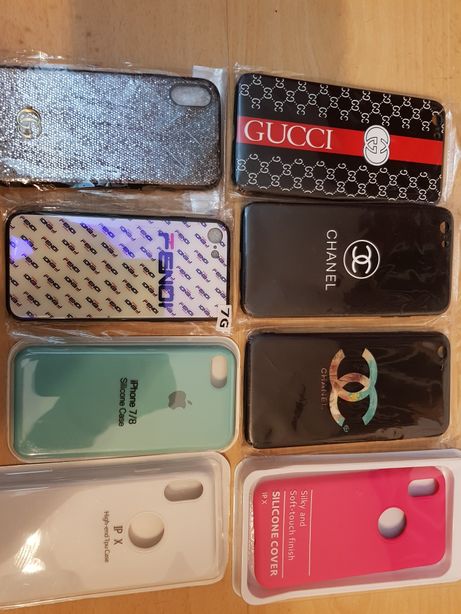 Capas para iphone estilo Fendi, Gucci, Channel, Apple