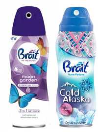 2x BRAIT Cold Alaska odświeżacz powietrza spray suchy 300 ml