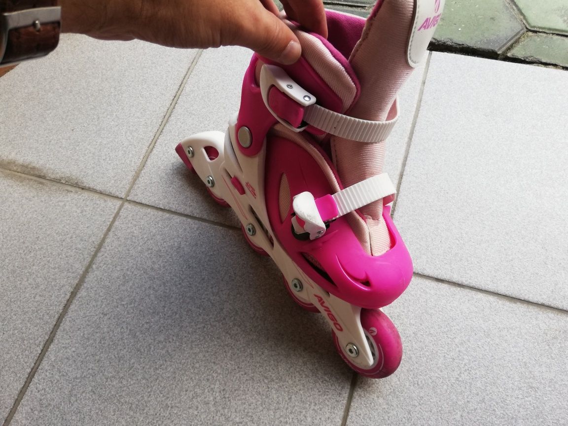 Patins em linha.