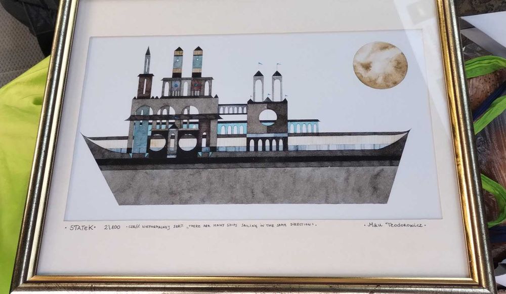 Obraz Statek Mau Teodorowicz UNIKAT