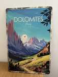 Tabliczka metalowa Dolomity