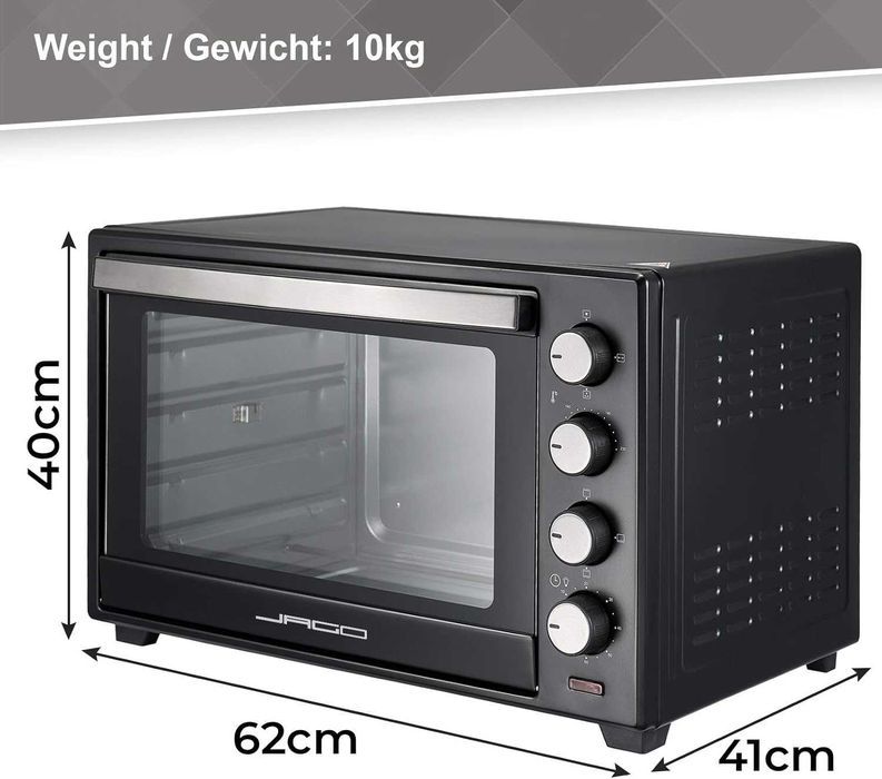 Mini piekarnik z termoobiegiem 60 l