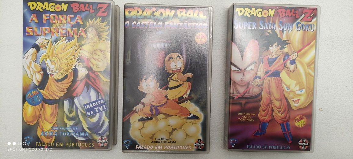 Cassetes VHS DragonBall