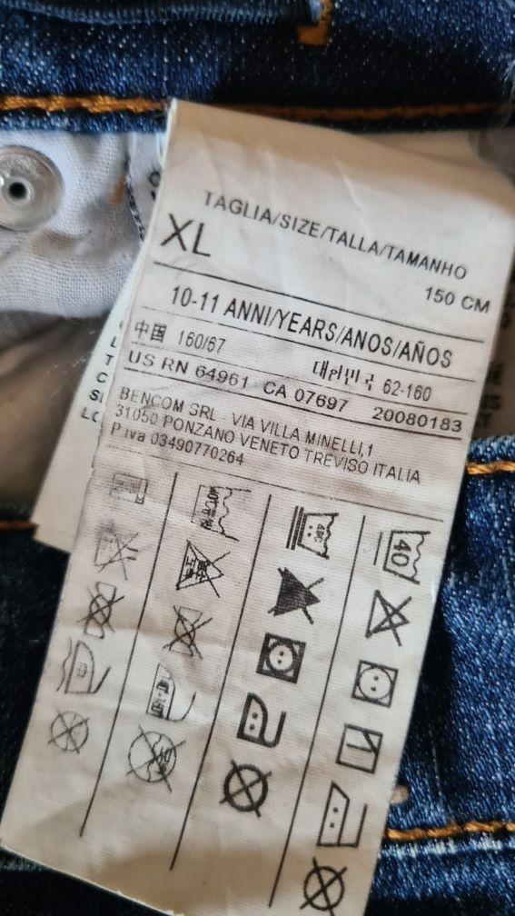 Calças Benetton rapaz 10-11 anos