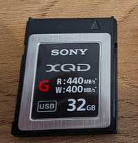 Karta pamięci XQD 32gb Sony + czytnik