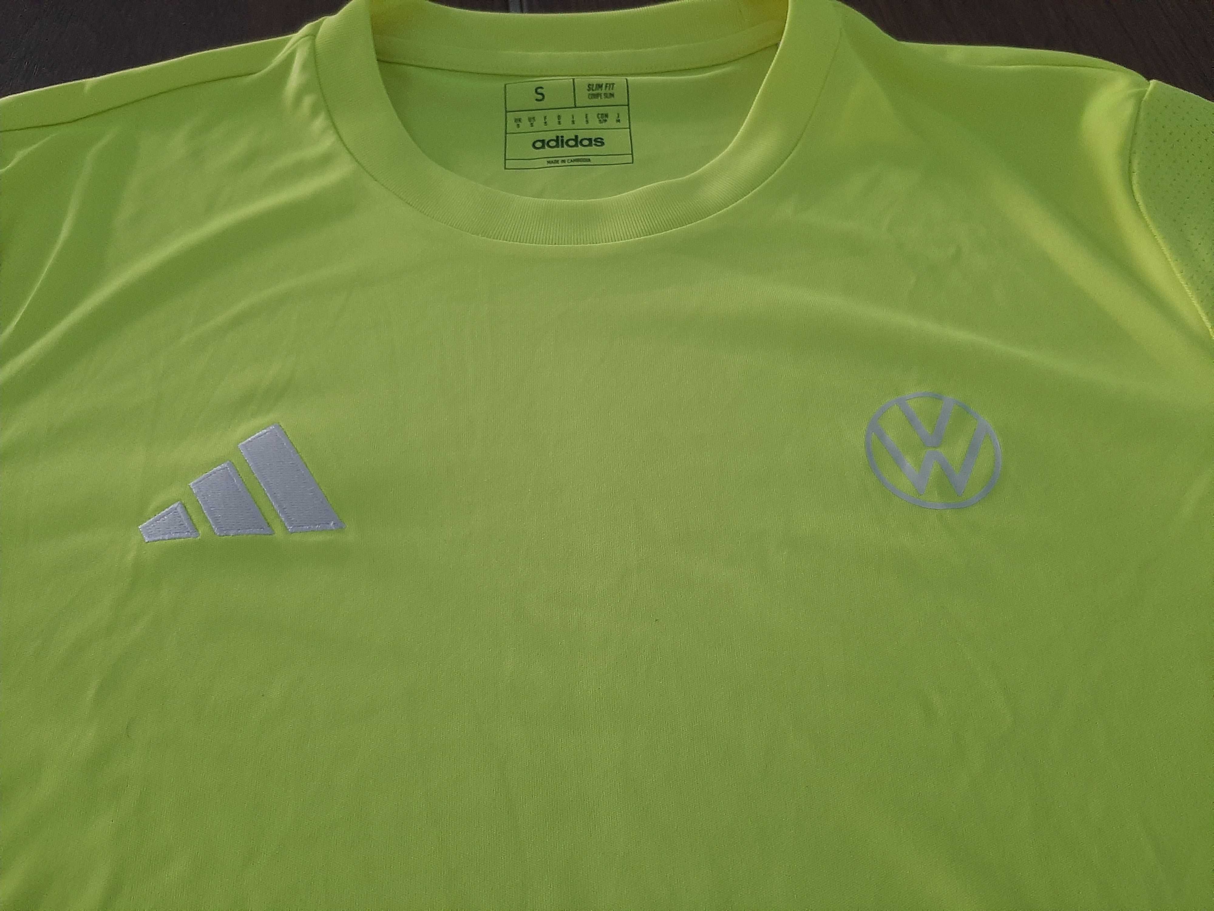 Camisola desportiva Amarela Adidas Tamanho S