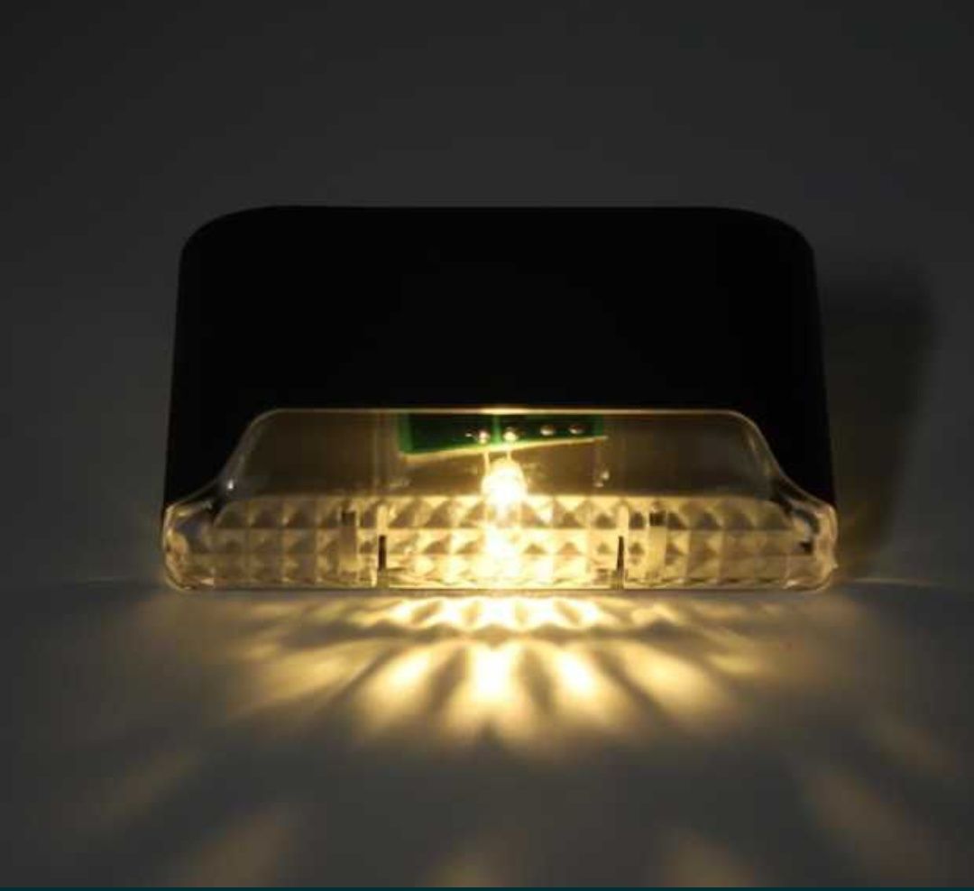 Lampa Solarna Oświetlenie Stopni Wodoodporne LED Power Zewnętrzne 3szt
