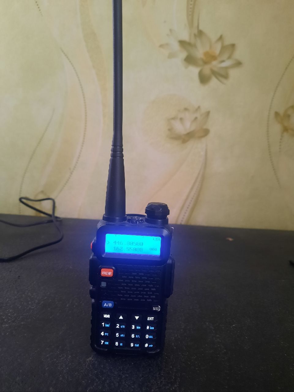 Радіостанція Baofeng UV-5R 5W BlackZ с Антеной NA-771 та Тангентой