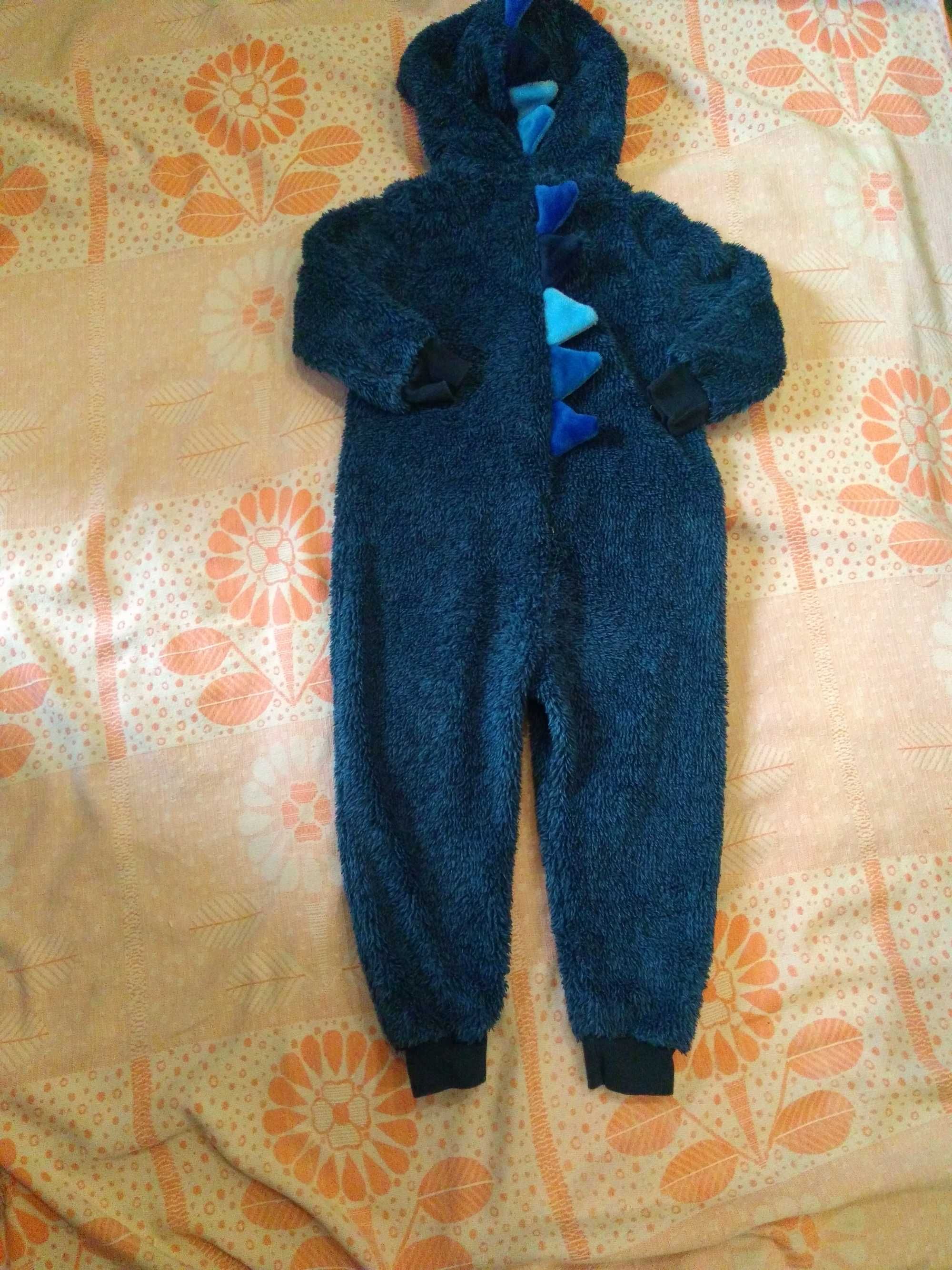 Теплая,флисовая пижамка-кигуруми на мальчика,фирма Next