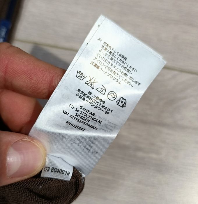 Nowy męski cienki sweterek Gant Fine Merino roz.XXL