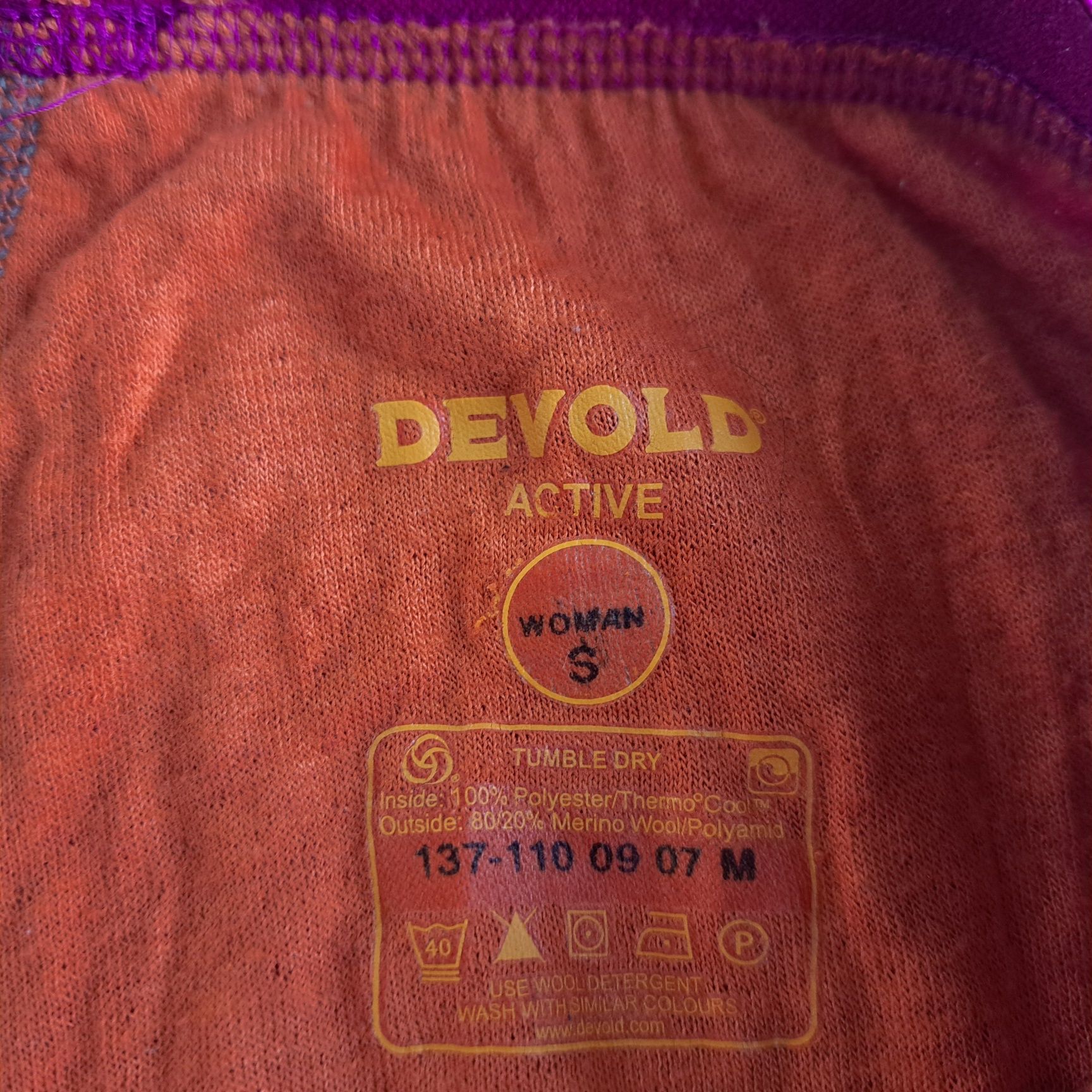 Legginsy termiczne Devold merino wool