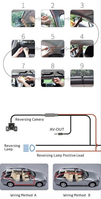 Автомобільний відеореєстратор з Touch екраном та камерою заднього виду