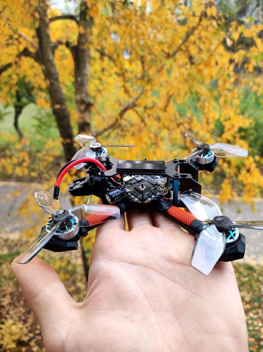 FPV дрон, 3 дюйма, квадрокоптер, walksnail, dji, o4, аналог, цифра