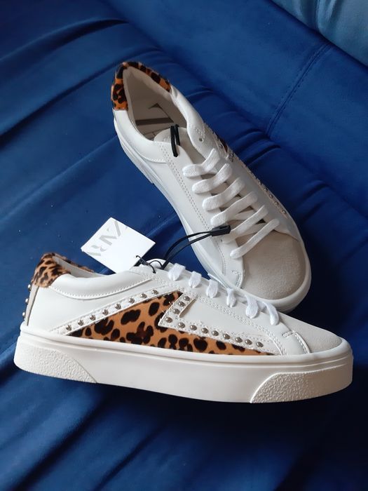 Buty adidasy sport Zara kolekcja turystyka buciki bieganie panterka