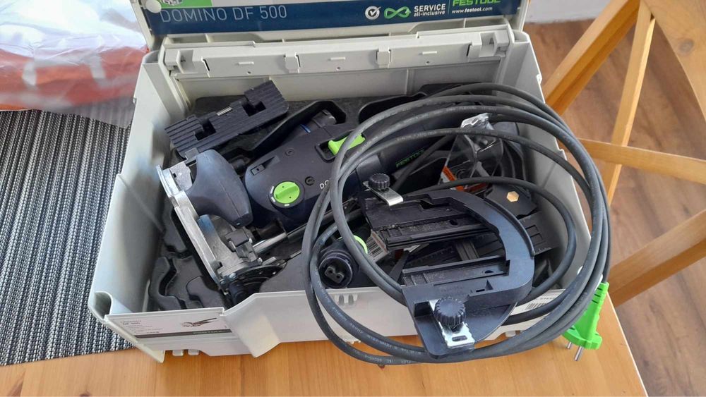 Festool domino df500 q set + kołki, stan idealny