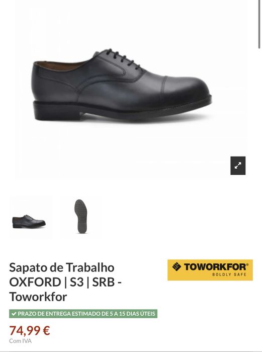 Sapato de trabalho - Toworkfor