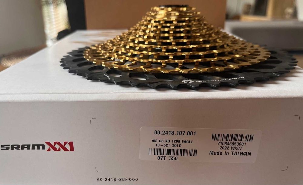 Kaseta SRAM XG-1299 XX1 Eagle 10-52 12-speed Nowa GOLD naped złoty xx1