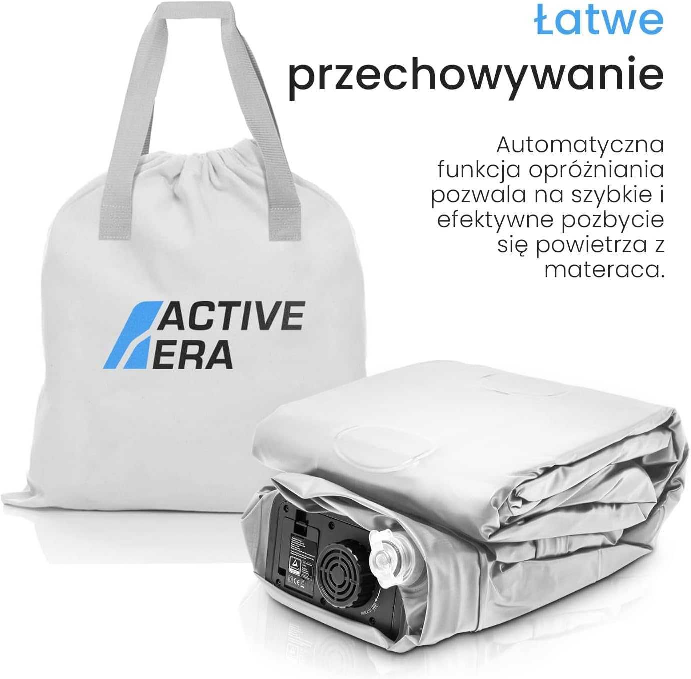 Active Era Materac Łóżko z wbudowaną pompką 203 cm 152 cm 56 cm