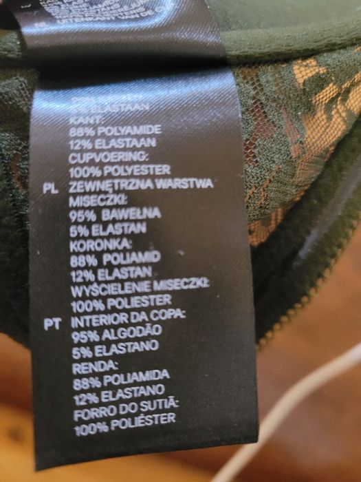 Nowy biustonosz h&m rozm.85B balkonetka