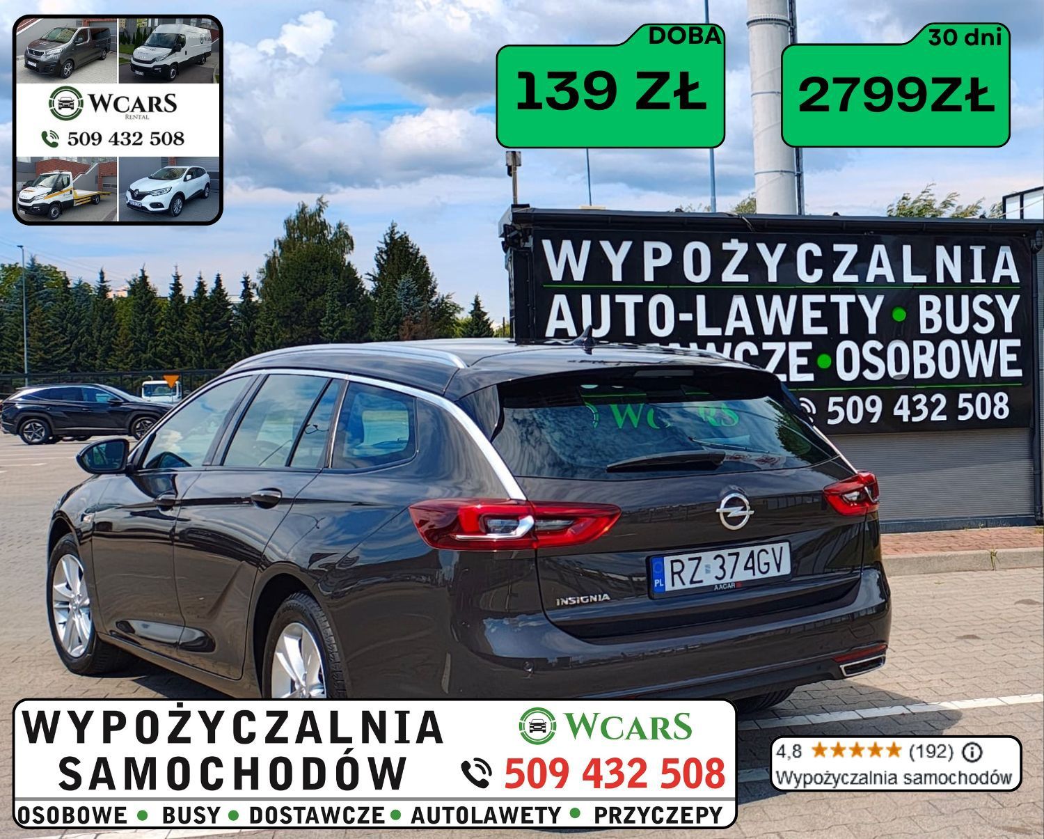 wynajem samochodu wypożyczalnia samochodów automat wynajem bez kaucji