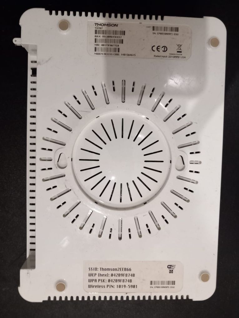 Modem router ADSL Thompson