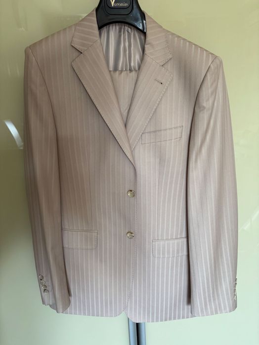 Класичний чоловічий костюм Voronin світлий розмір 92-80