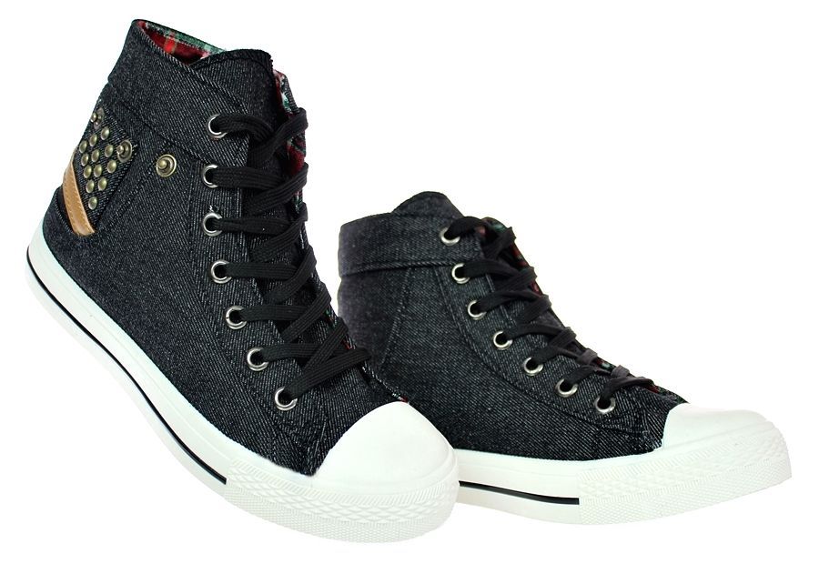 Trampki Damskie Wysokie Buty Sportowe 6141 Rozmiar: 39