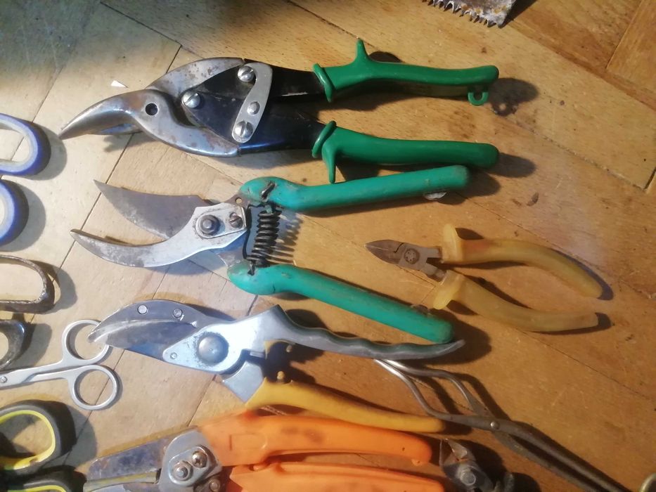 27 шт ножниці кусачки плоскогубці секатор 1 лотом