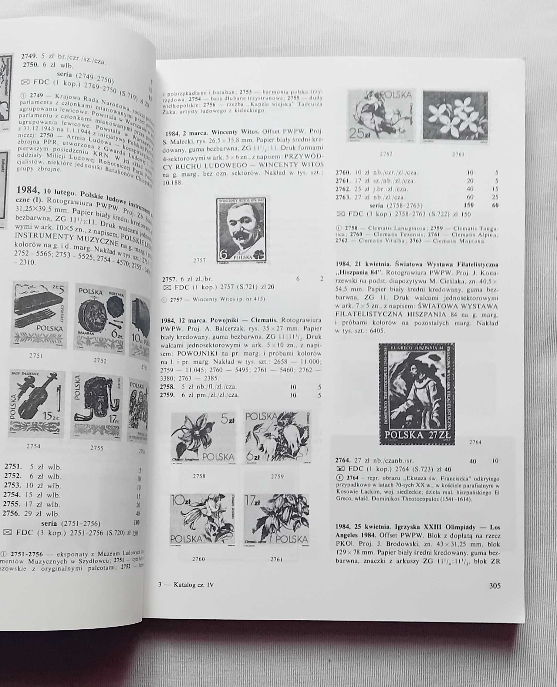 Katalog specjali. znaków pocztowych ziem pollskich wyd 3, część 4.1990