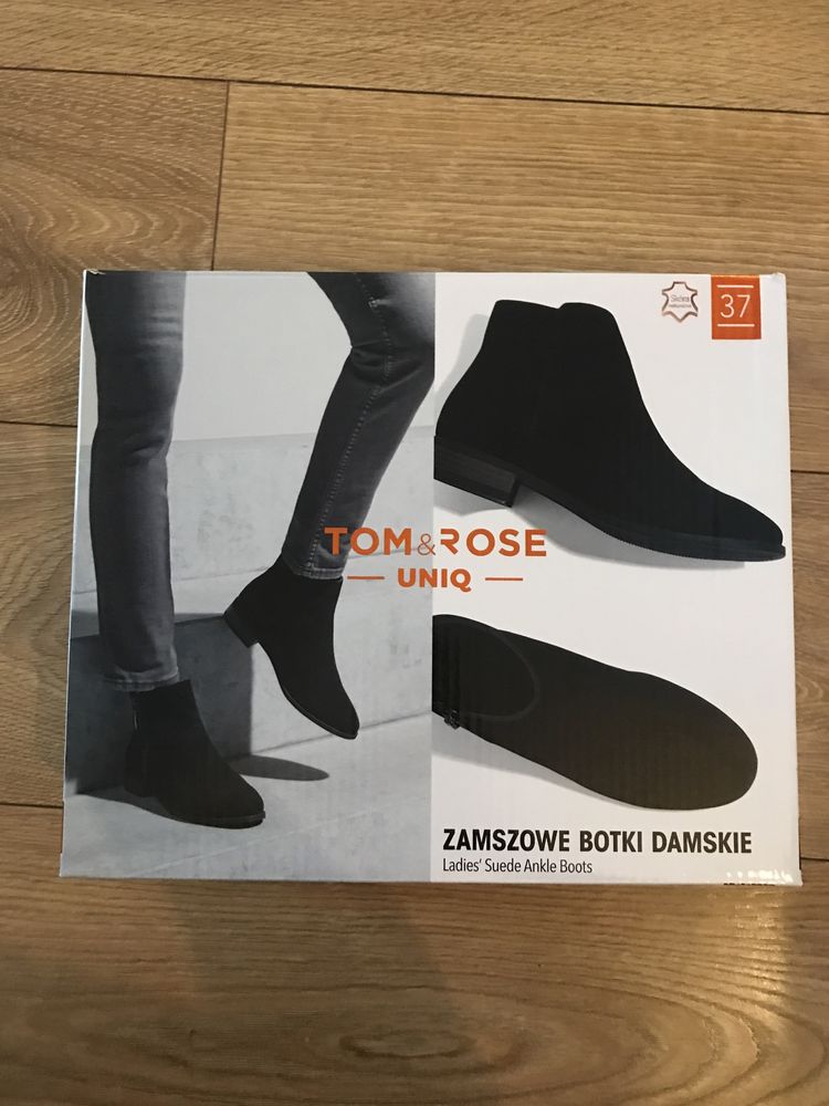 Buty damskie zamszowe 37