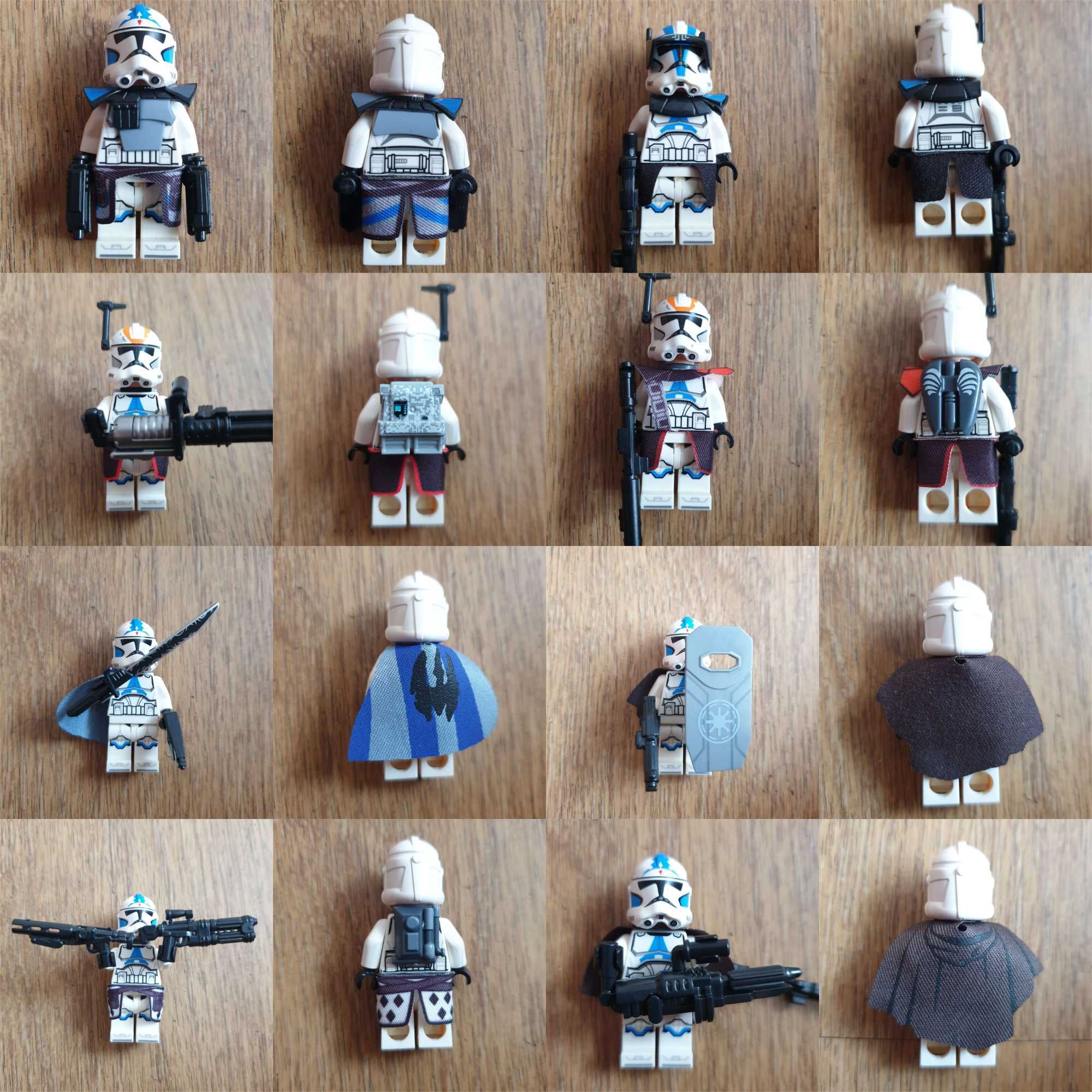 Custom Akcesoria dla lego star wars; pauldron vizor kamy dla klonów
