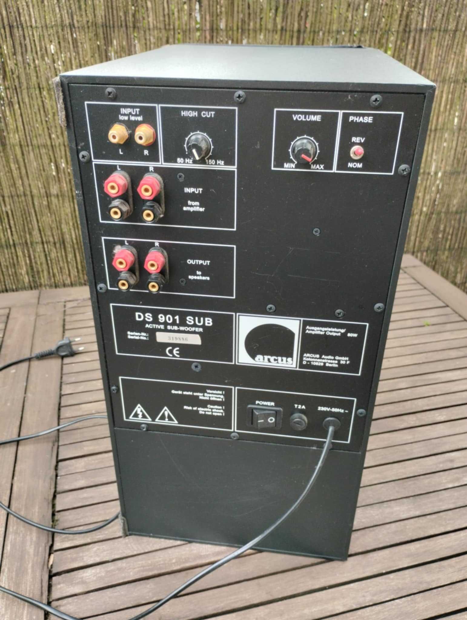 Subwoofer glosnik basowy aktywny Arcus DS-901