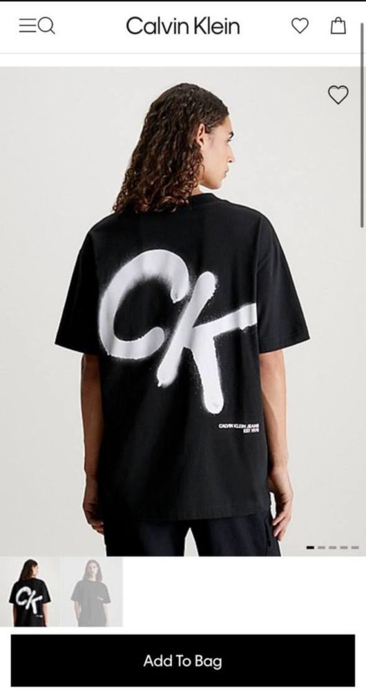 Чоловіча футболка від Calvin Klein