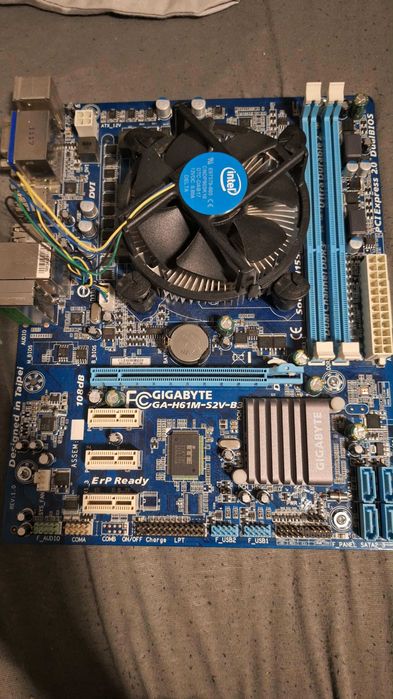 Płyta Główna Gigabyte GA‑H61M‑S2V‑B3 + Procesor Intel Core i5 3470