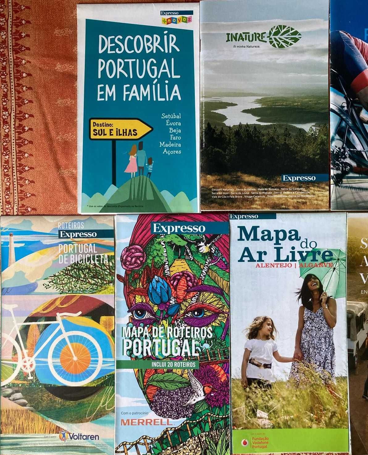 Conjunto de Guias / Mapas Turísticos Variados