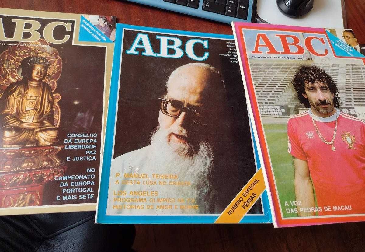 Antigas Revistas ABC 1982 e 84 - 15 unidades