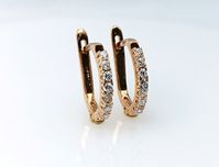 Золотые серьги 585