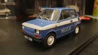 Fiat 126p milicja hachette 1:24 Kultowe samochody PRL