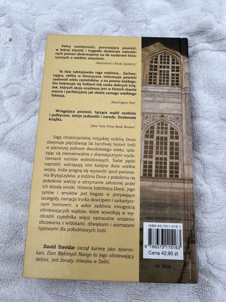 David Davidar Dom błękitnych Mango książka
