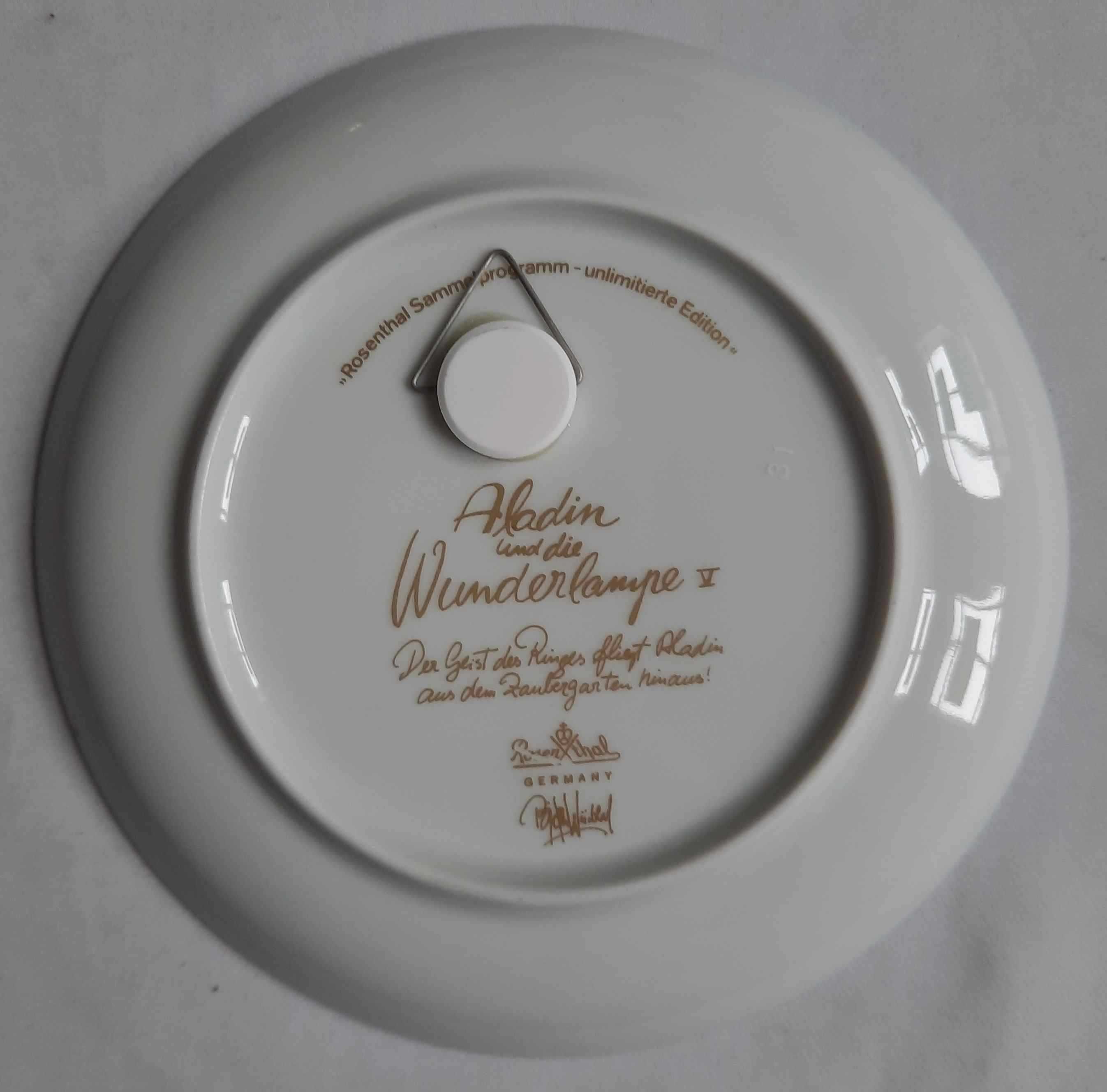 ROSENTHAL Bjorn Wiinblad Talerz Wiszący 1001 Nocy Vintage VIII