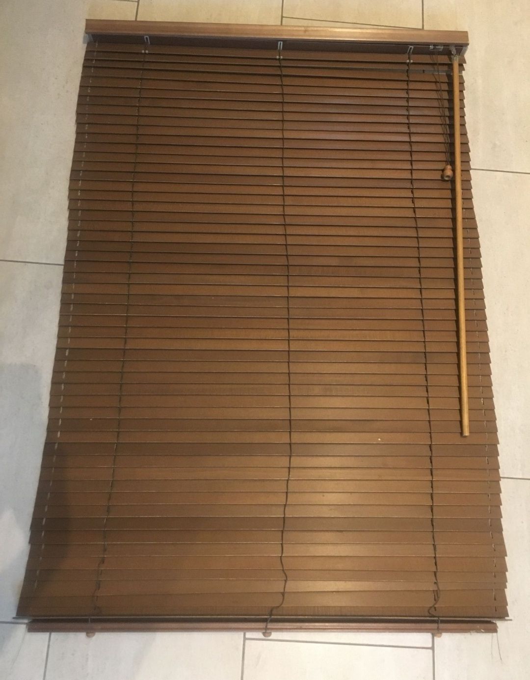 Żaluzje drewniane Ikea 2 x 100 cm