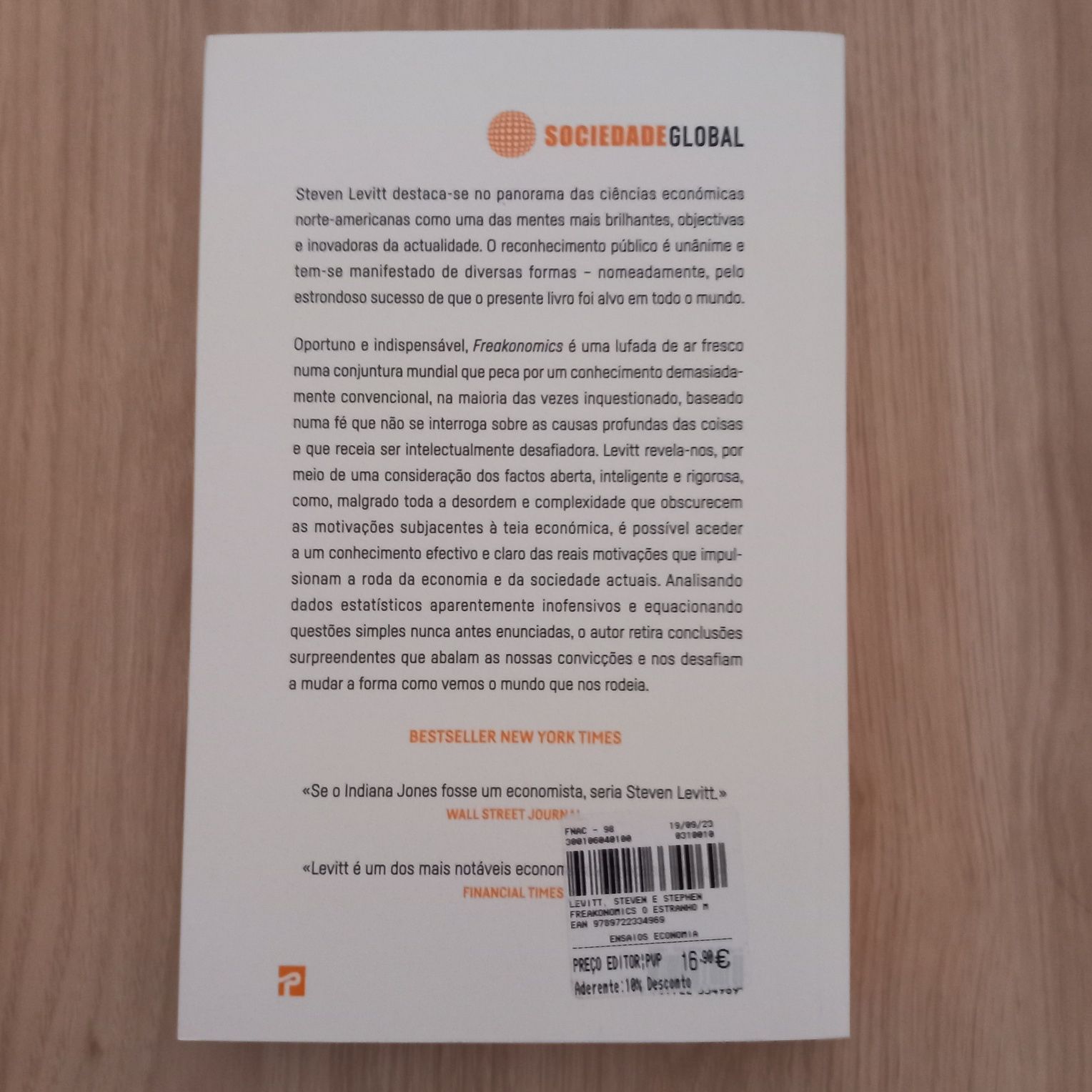 Livro "Freakonomics" NOVO