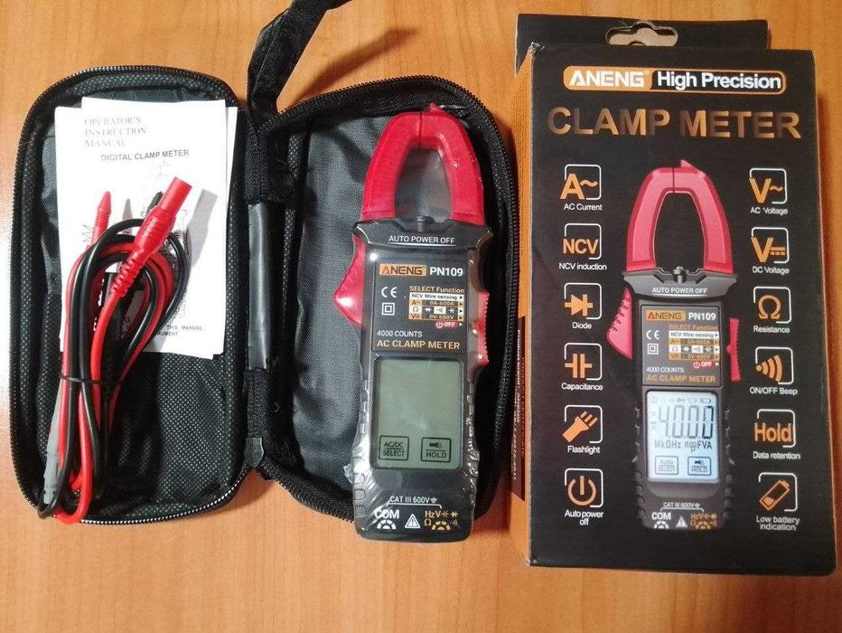 Токовые клещи мультиметр Aneng PN 109